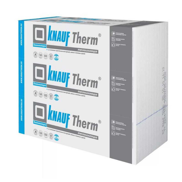 Утеплитель пенополистирол Кнауф Therm 15 Дача 50х1200х1000 50 мм